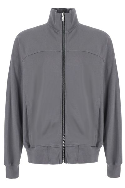 Rick Owens Zip-Front Track Sweatshirt