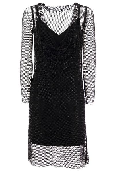Max Mara Mesh Long-Sleeved Dress