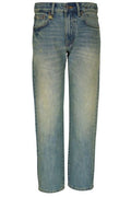 R13 Logo-Appliqué Straight-Leg Jeans