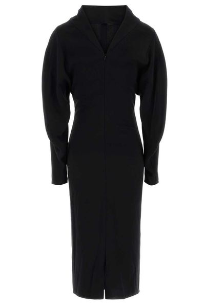 Giorgio Armani Draped Midi Dress