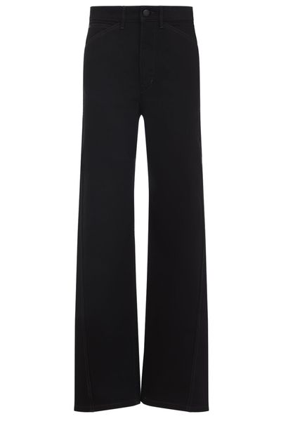 Lemaire Logo Patch Wide-Leg Jeans