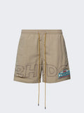 Rhude Tripoli Rally Team Logo Shorts