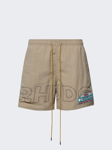 Rhude Tripoli Rally Team Logo Shorts