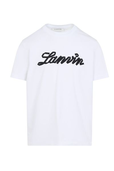 Lanvin Crewneck Logo-Print T-Shirt