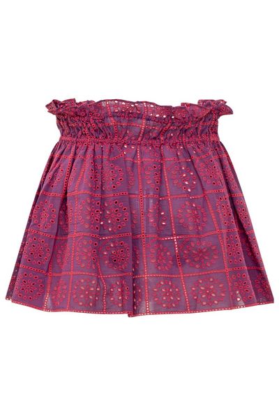 Ganni Broderie Anglaise Mini Skirt