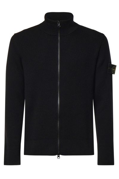Stone Island Loose-Fit Zip-Up Jumper