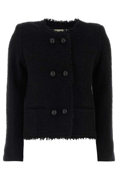 Isabel Marant Suely Bouclé Double-Breasted Blazer