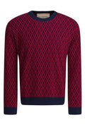 Valentino Toute La V Jacquard Crewneck Jumper