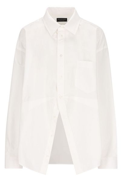 Balenciaga Chest Pocket Long-Sleeved Shirt