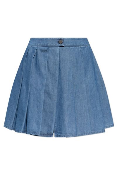 Emporio Armani Pleated Skort Shorts