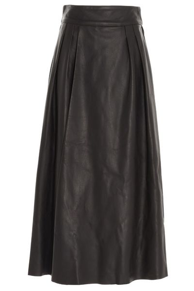Dolce & Gabbana A-Line Leather Skirt