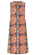 Valentino All-Over Patterned Crewneck Dress