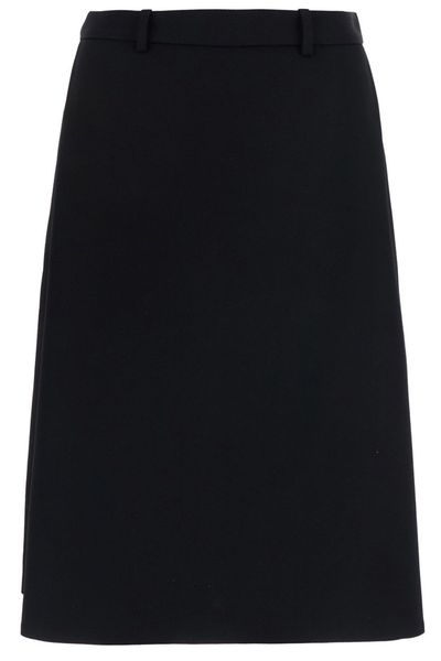 Balenciaga Folded Midi Skort Shorts