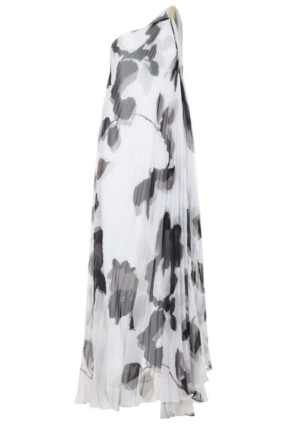 Max Mara Pianoforte Fuggito One-Shoulder Dress