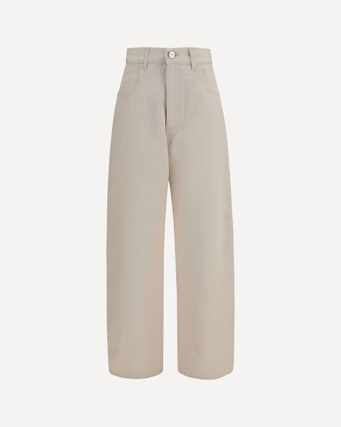 Róhe Berber Wide-Leg Cropped Jeans