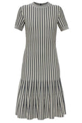 Alexander McQueen Striped Knit Dress