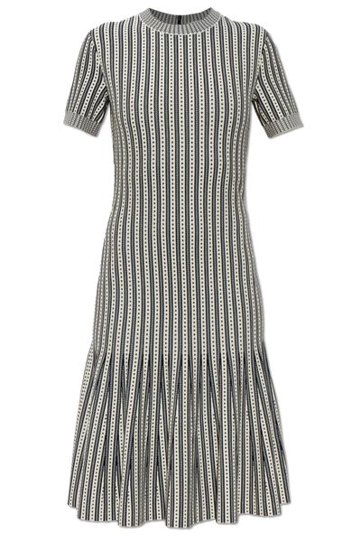 Alexander McQueen Striped Knit Dress