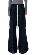 Rick Owens Cargobelas Wide-Leg Drawstring Pants
