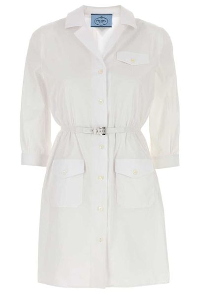 Prada Belted Shirt Dress