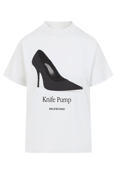 Balenciaga Graphic Printed Crewneck T-Shirt