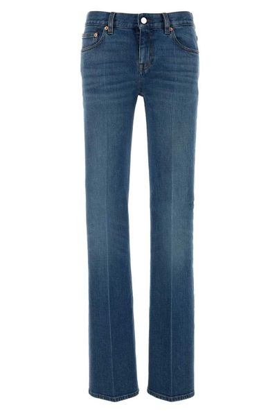 Gucci Logo Patch Denim Jeans