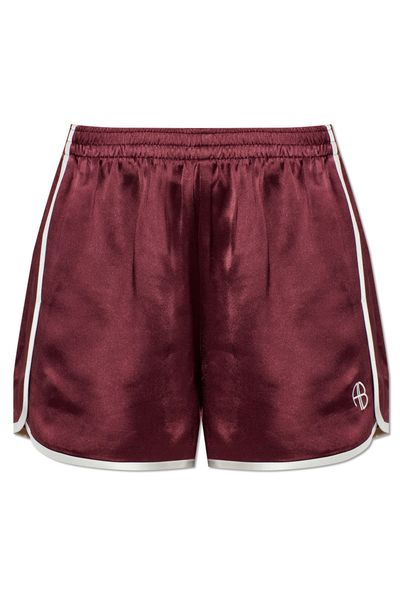 Anine Bing Eva Contrast-Trim Training Shorts