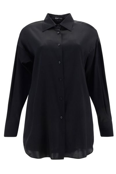 Tom Ford Satin Relaxed Fit Shirt
