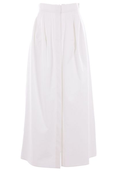 Max Mara Alcade Front-Slit Maxi Skirt