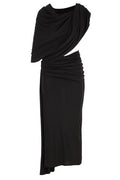 Balenciaga Draped Asymmetric Dress