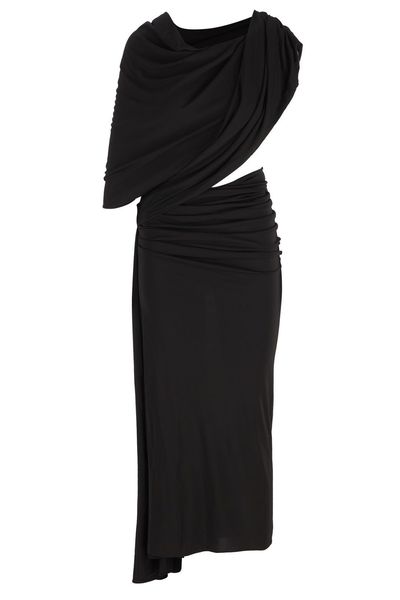 Balenciaga Draped Asymmetric Dress