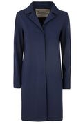 Herno Single-Breasted Long-Sleeved Coat