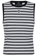 Amiri Ma Striped Sleeveless Top