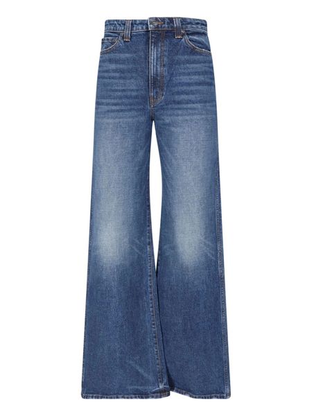 Khaite High-Rise Wide-Leg Jeans