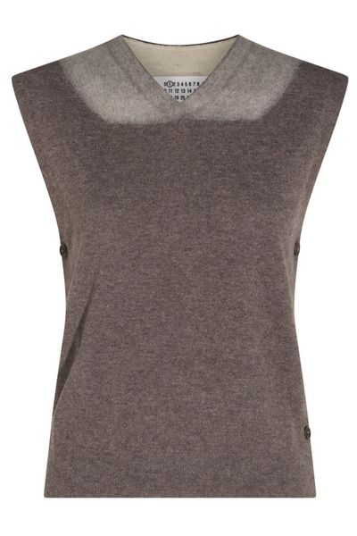 Maison Margiela V-Neck Sleeveless Jumper