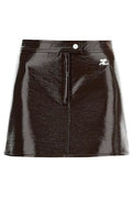 Courrèges Reedition Logo Patch Mini Skirt