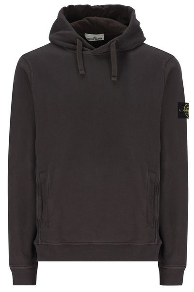 Stone Island Compass Patch Drawstring Hoodie