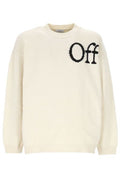 Off-White Logo Detailed Crewneck Jumper
