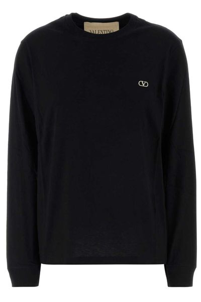 Valentino VLogo Long-Sleeve T-Shirt