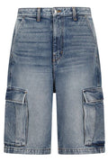 Rhude Cargo Denim Baggy Shorts