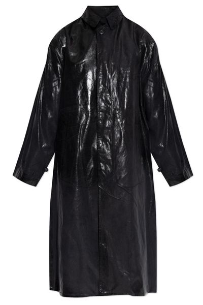 Maison Margiela Long Sleeve  Coated Trench Coat