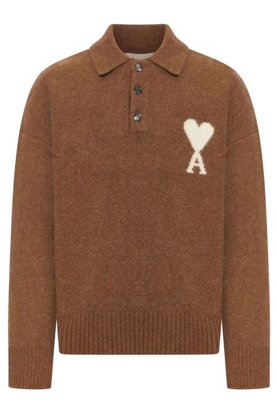 AMI Paris De Coeur Knitted Jumper