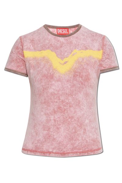 Diesel T-Uncutie-Long-Q3 Crewneck T-Shirt
