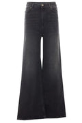TWINSET High Waist Wide-Leg Jeans