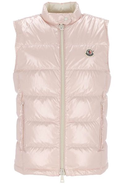 Moncler Logo Patch Zip-Up Gilet