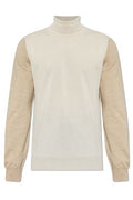 Maison Margiela Two-Toned Turtleneck Knitted Jumper