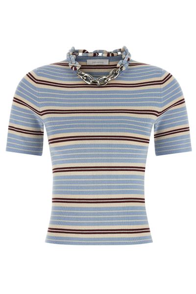 Paco Rabanne Chain Striped T-Shirt