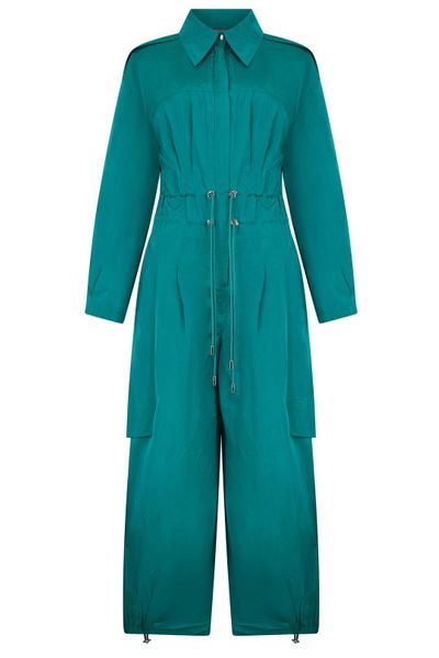 Alberta Ferretti Utility Belted Jumpsuit
