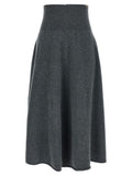 Extreme Cashmere Ease Flared Knitted Skirt