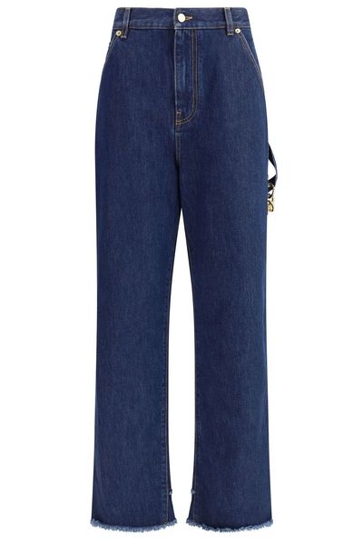 DARKPARK Lisa Chain Adorned Loose Fit Carpenter Jeans