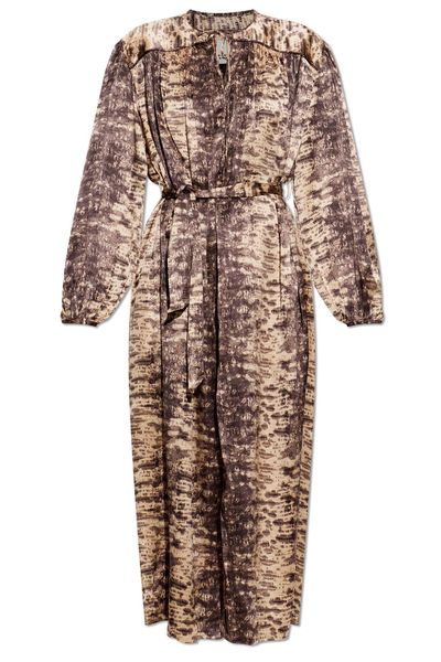 Isabel Marant All-Over Patterned Belted Dress